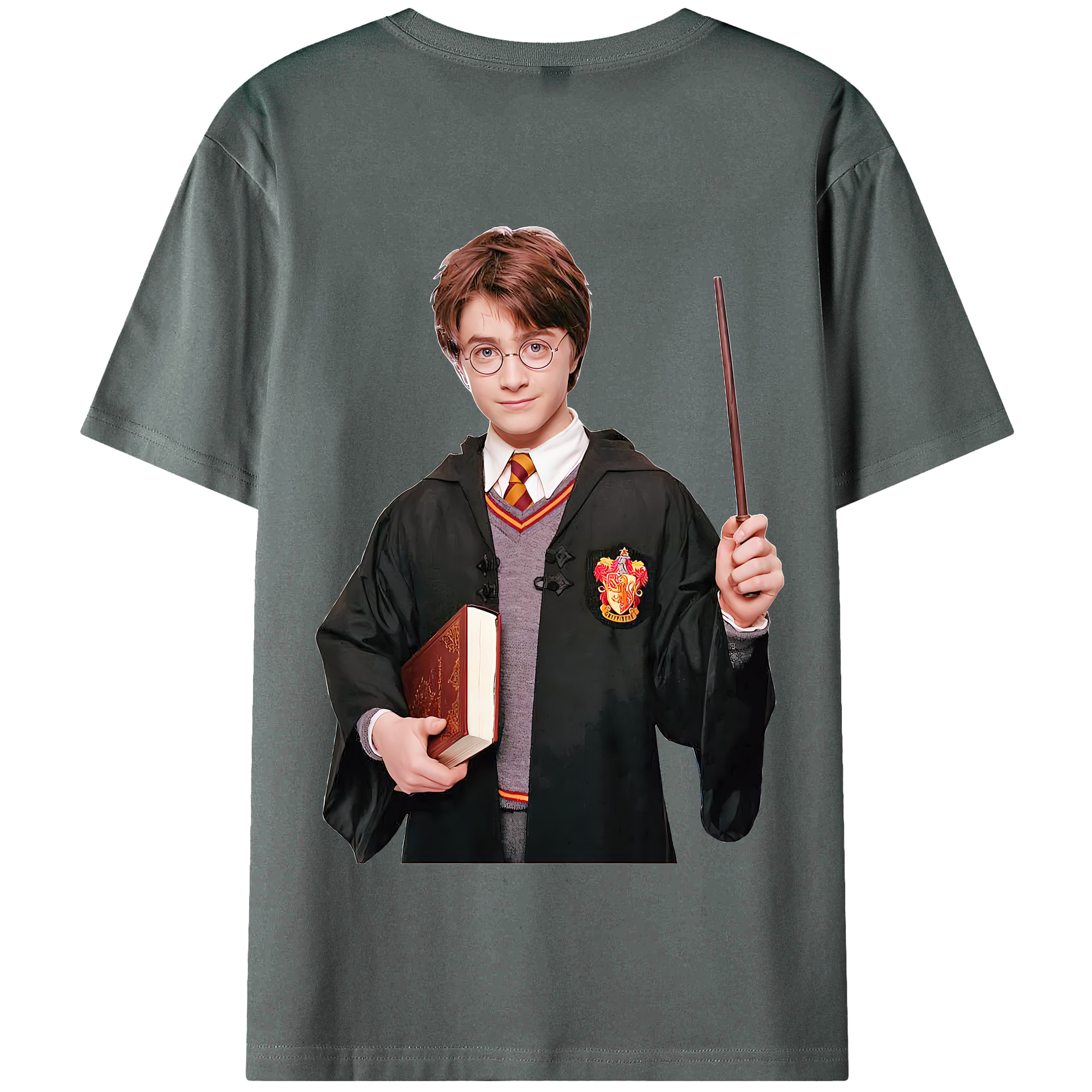 （画像用） Harry Potter ハリー・ポッターシリーズ 綿100％半袖Tシャツ（背面プリント）